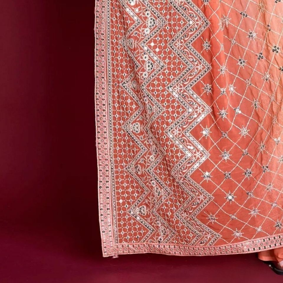 Shimmer Essence – Georgette Saree