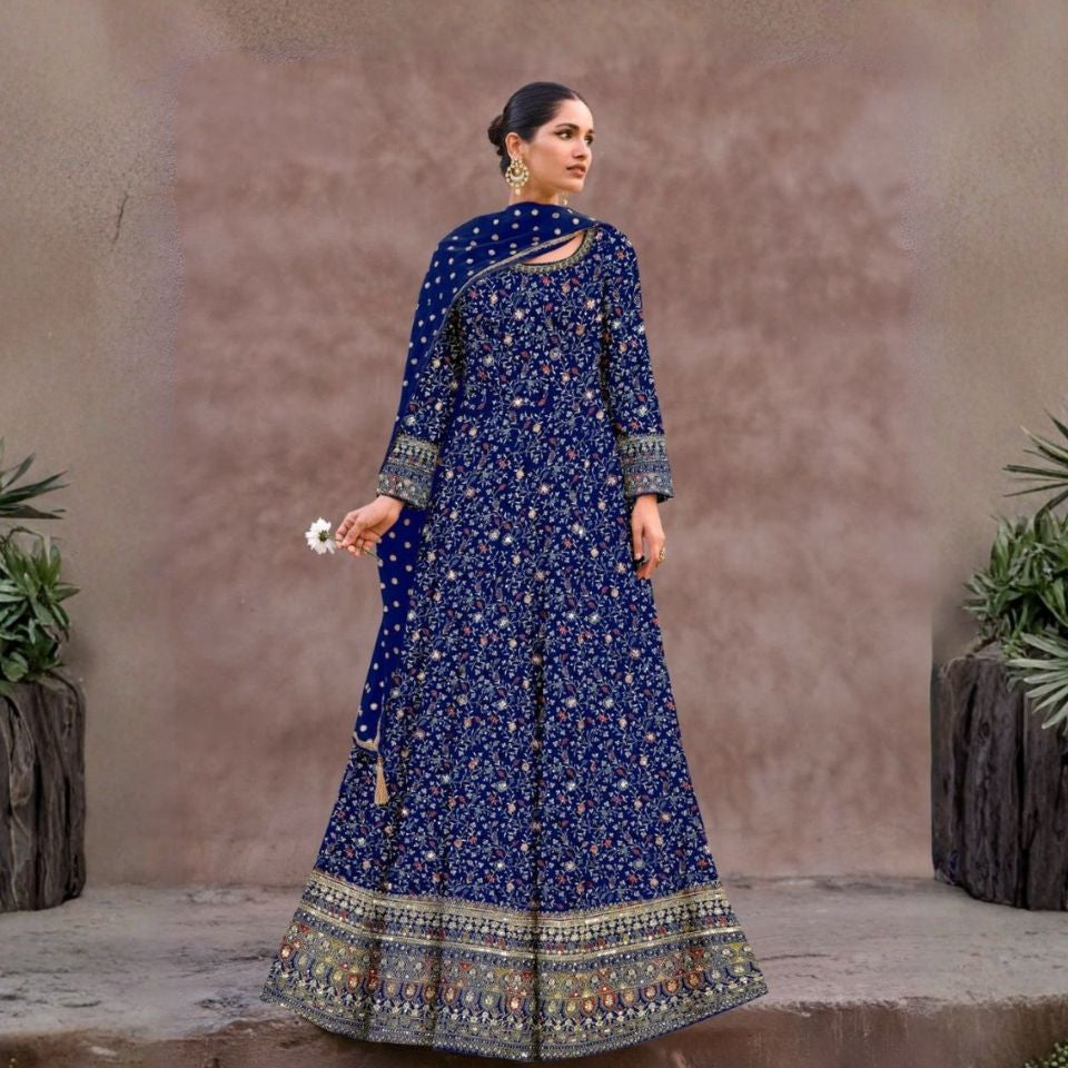 Moonlit Grace Anarkali Set