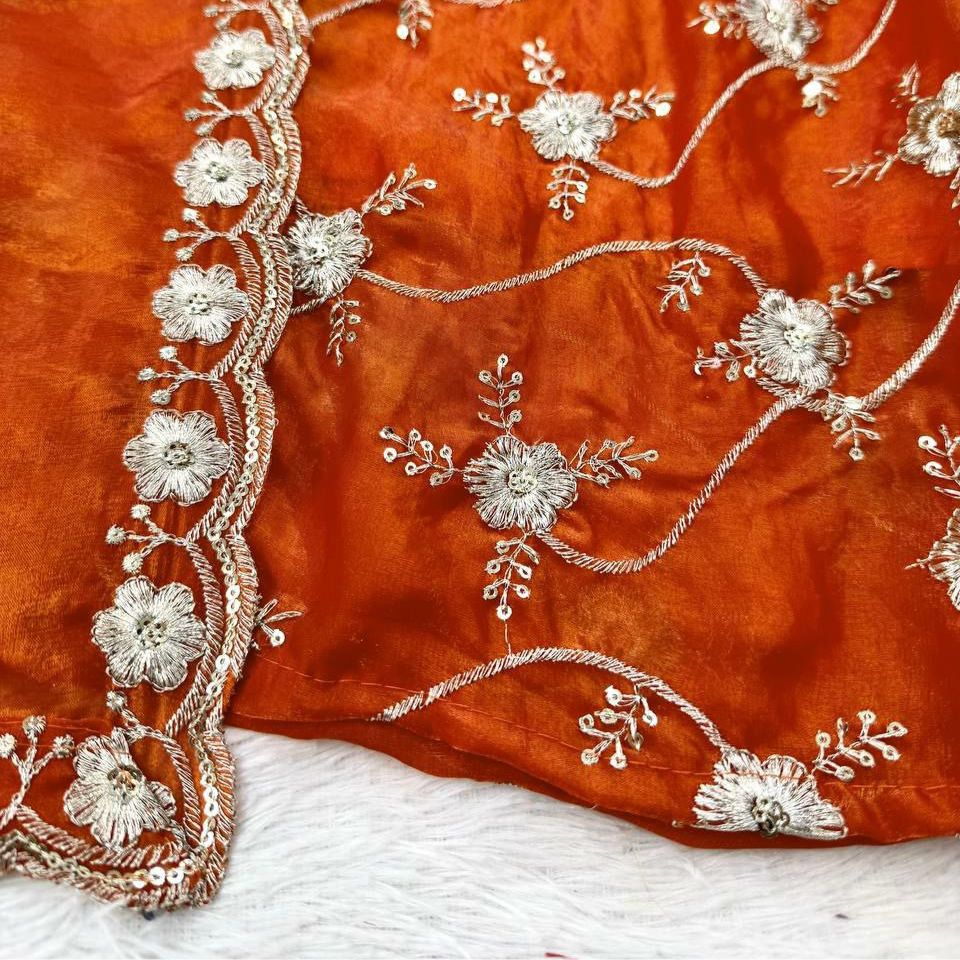 Regal Look – Thread & Sequin Anarkali Set