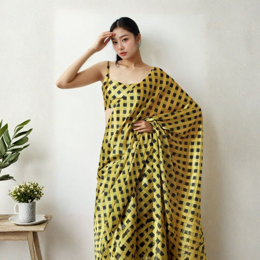 Golden Hues Chic Saree