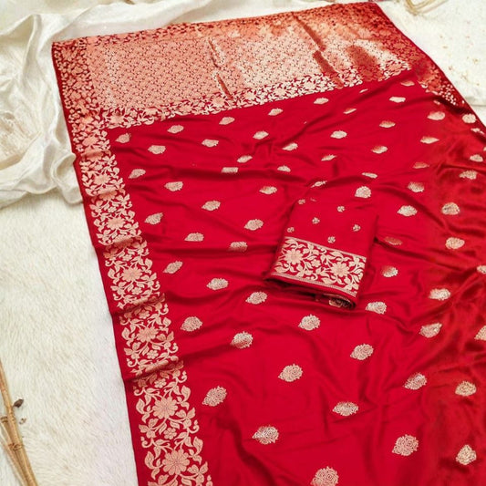 Ishara Dual Tone Katan Silk Saree