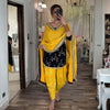 Golden Grace Dhoti Salwar Suit – Yellow