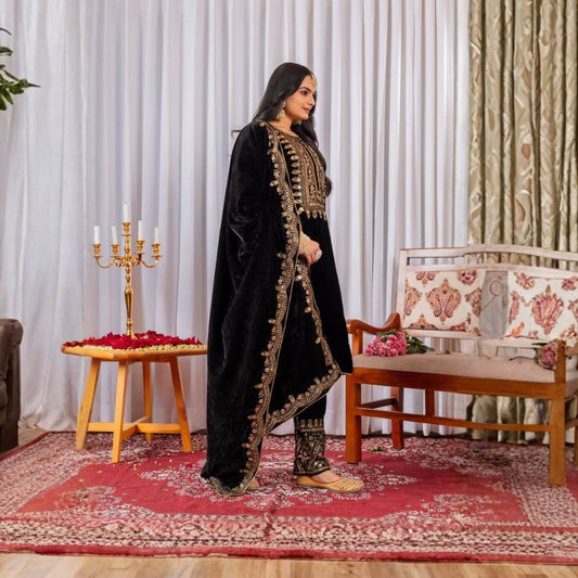 Each & Every Occasion Wear Salwar Suit – Black