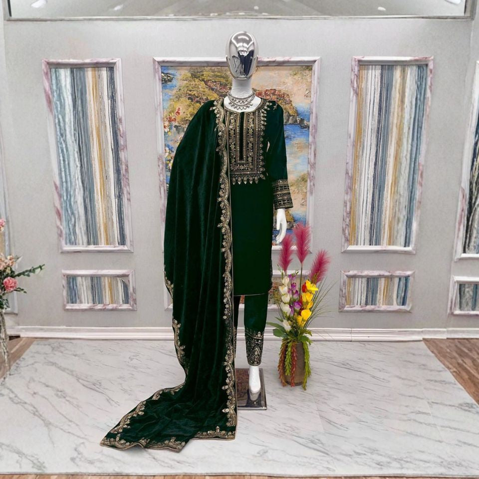 Each & Every Occasion Wear Salwar Suit – Green