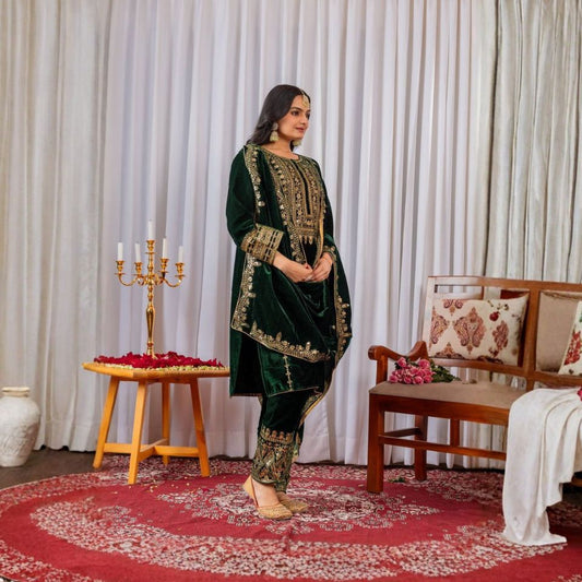 Each & Every Occasion Wear Salwar Suit – Green