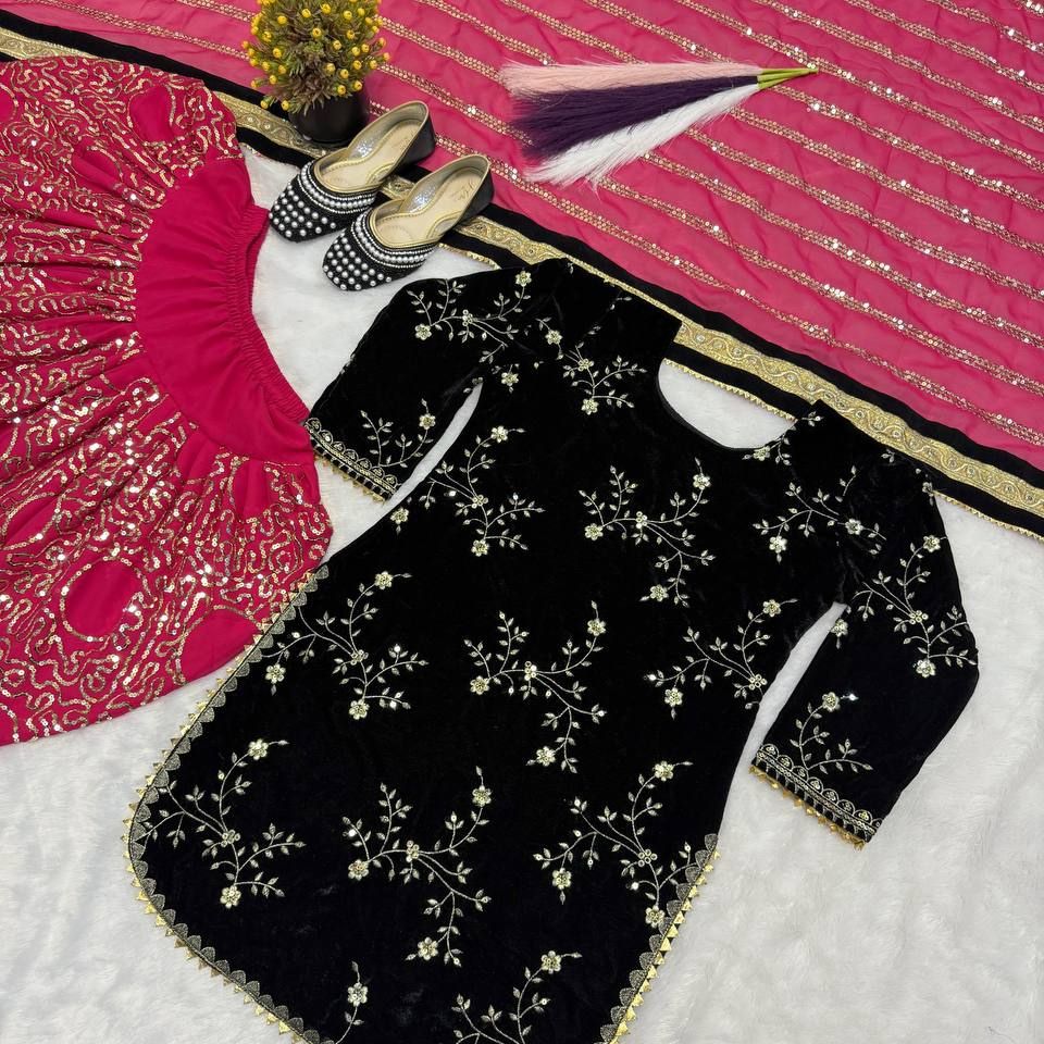 Punjabi Cultural Dhoti Salwar Suit - Pink