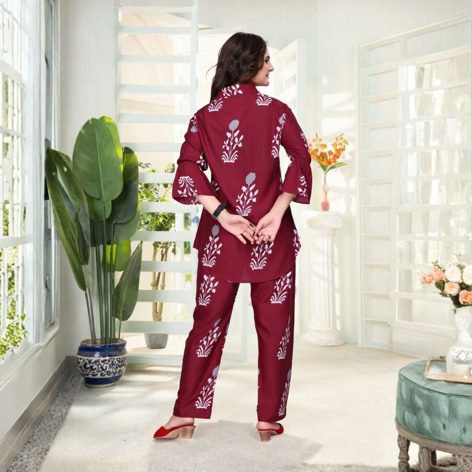 Elegant Look – Digital Printed Rayon Top