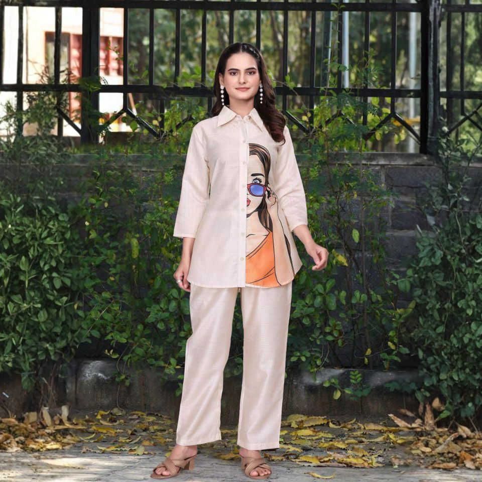 Verdant Grace – Vertican Digital Print Top