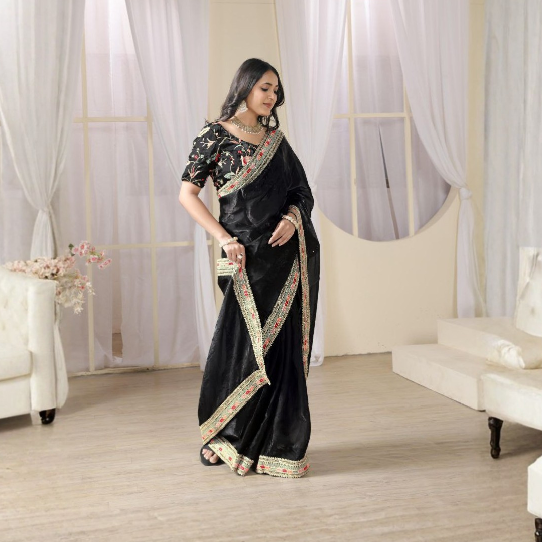 Multicolour Elegance Silk Saree
