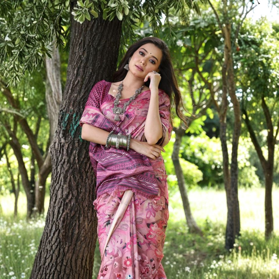 Artisan Charm – Tussar Silk Saree