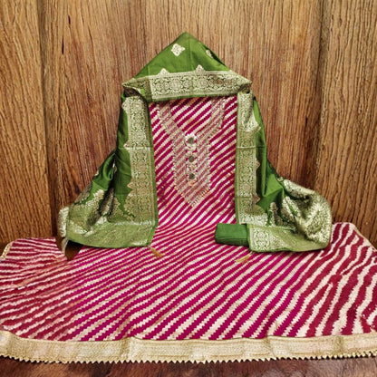 Beautiful Radiance – Banarasi Jacquard Set