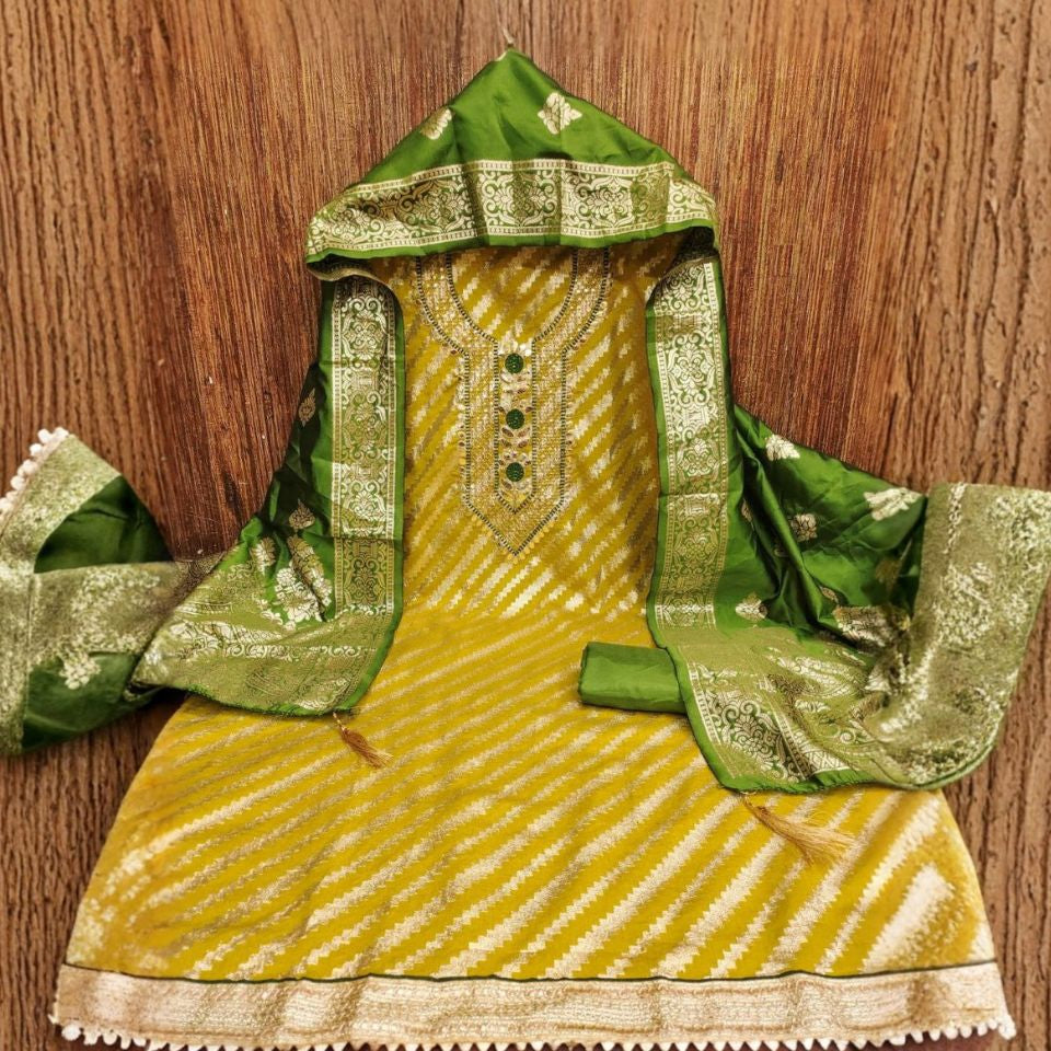 Beautiful Radiance – Banarasi Jacquard Set