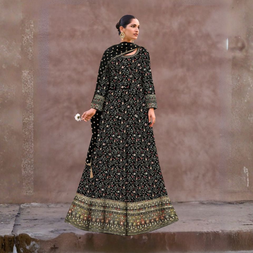 Moonlit Grace Anarkali Set