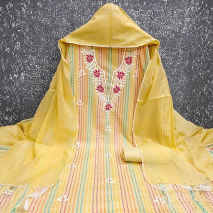 South Cotton Embroidered Set