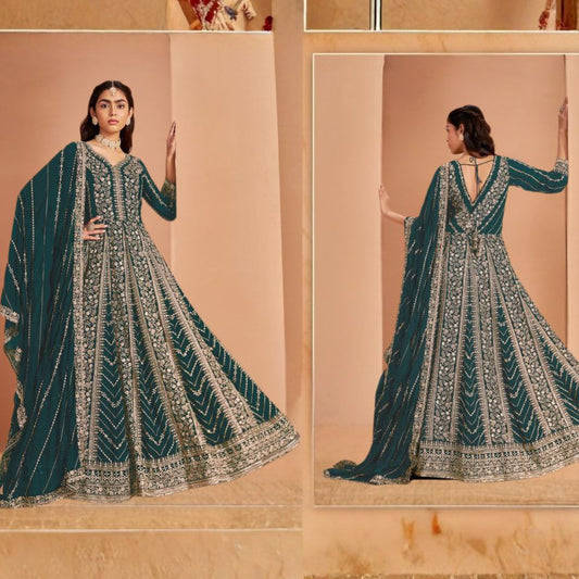 Twilight Serenade Anarkali Set