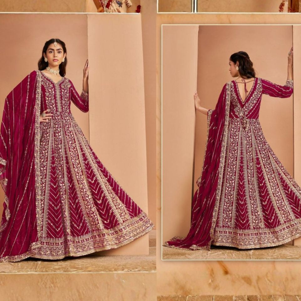 Twilight Serenade Anarkali Set