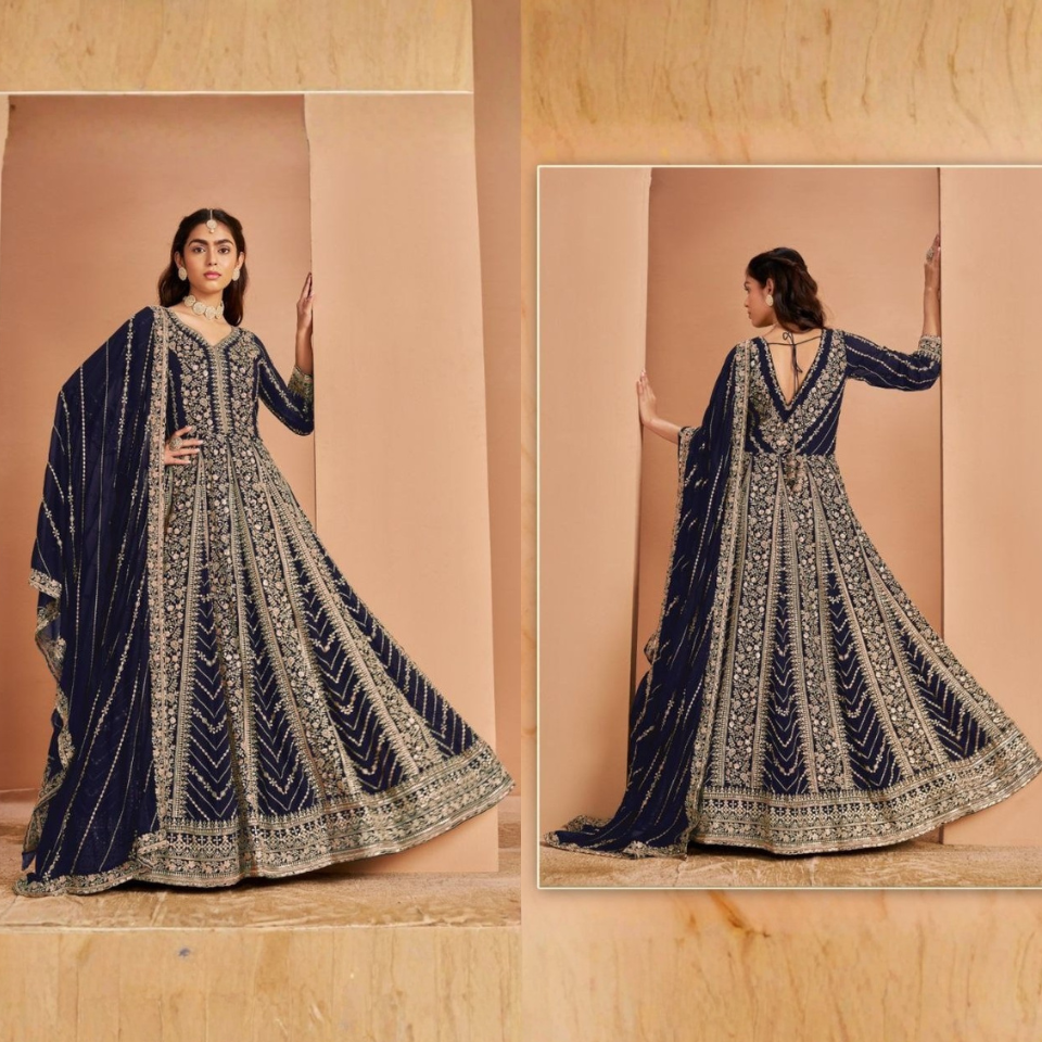 Twilight Serenade Anarkali Set