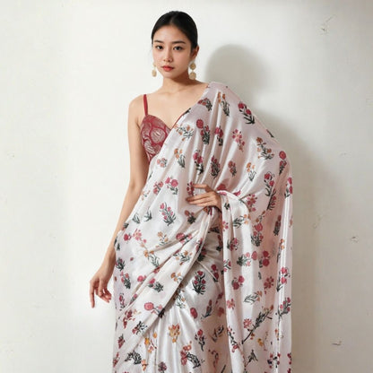Royal Bloom Chinon Saree