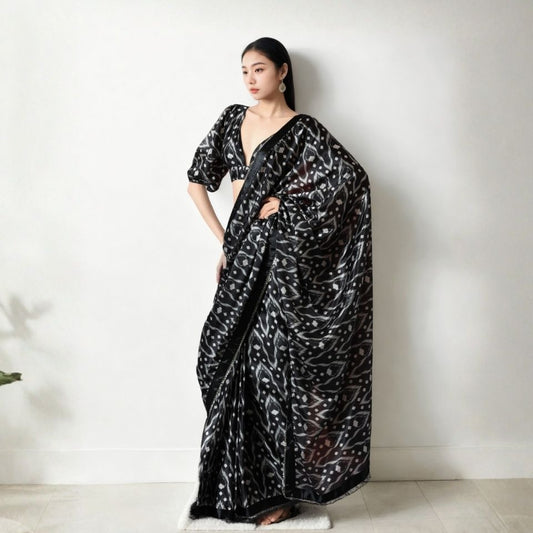 Royal Bloom Chinon Ready To Wear Saree
