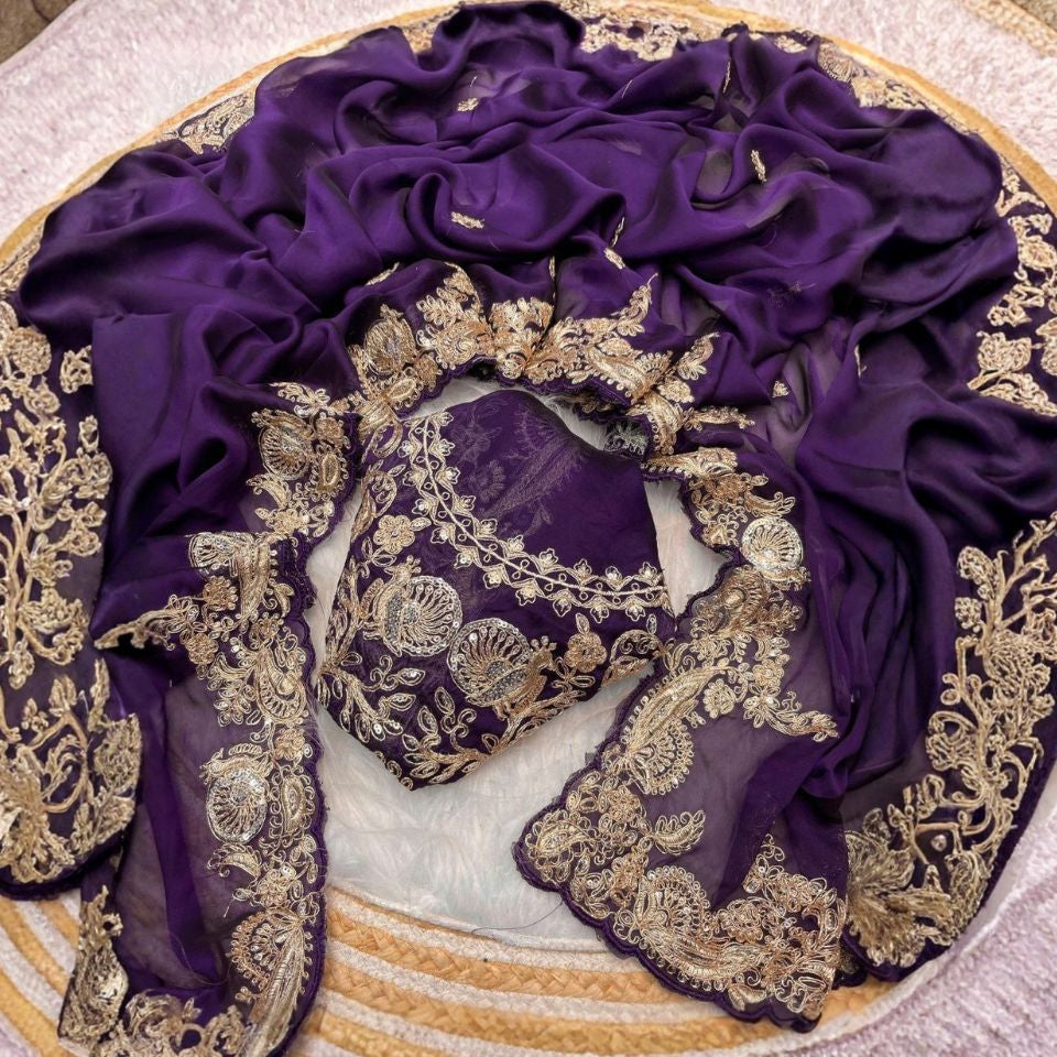 Zaria Elegance Rangoli Silk Saree