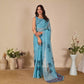 Sia Bandhani Georgette Saree