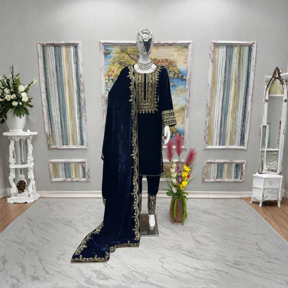 Each & Every Occasion Wear Salwar Suit – Blue