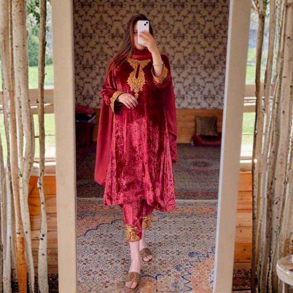 High-Demand Festive Special Salwar Kameez – Maroon