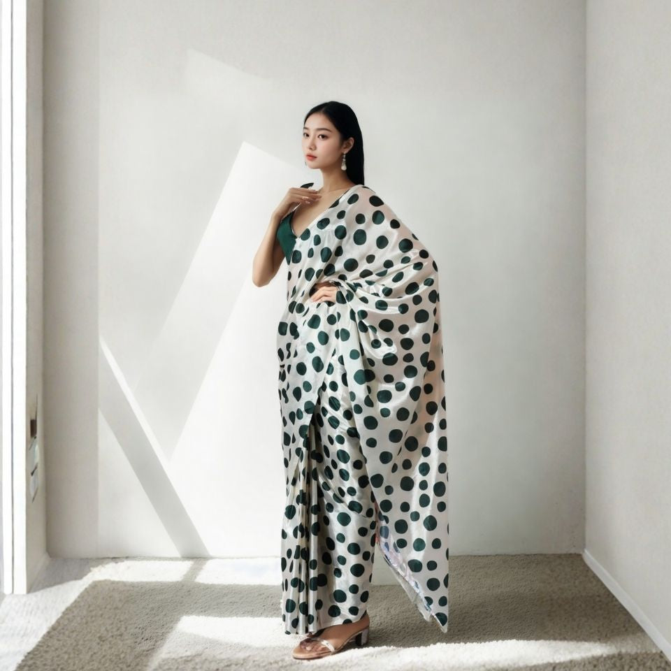 Silk Petal Symphony Saree