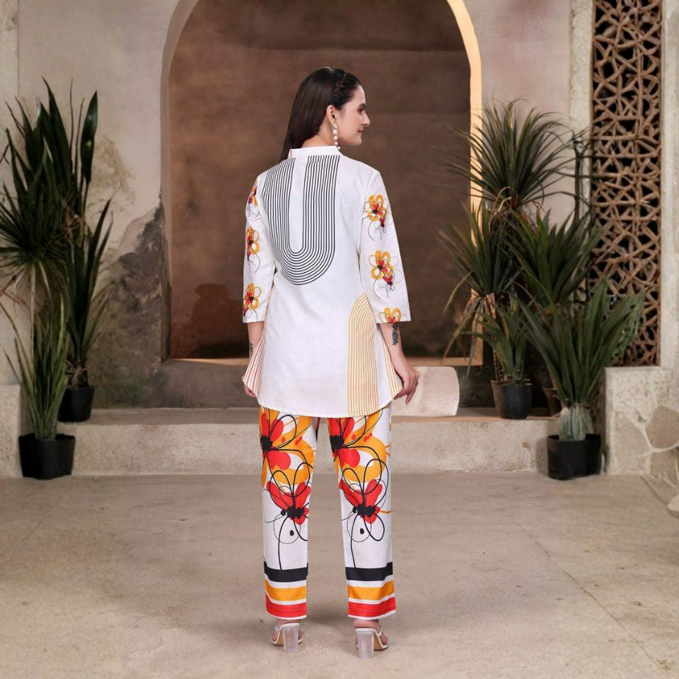 Floral Muse – Printed Magic Slub Top